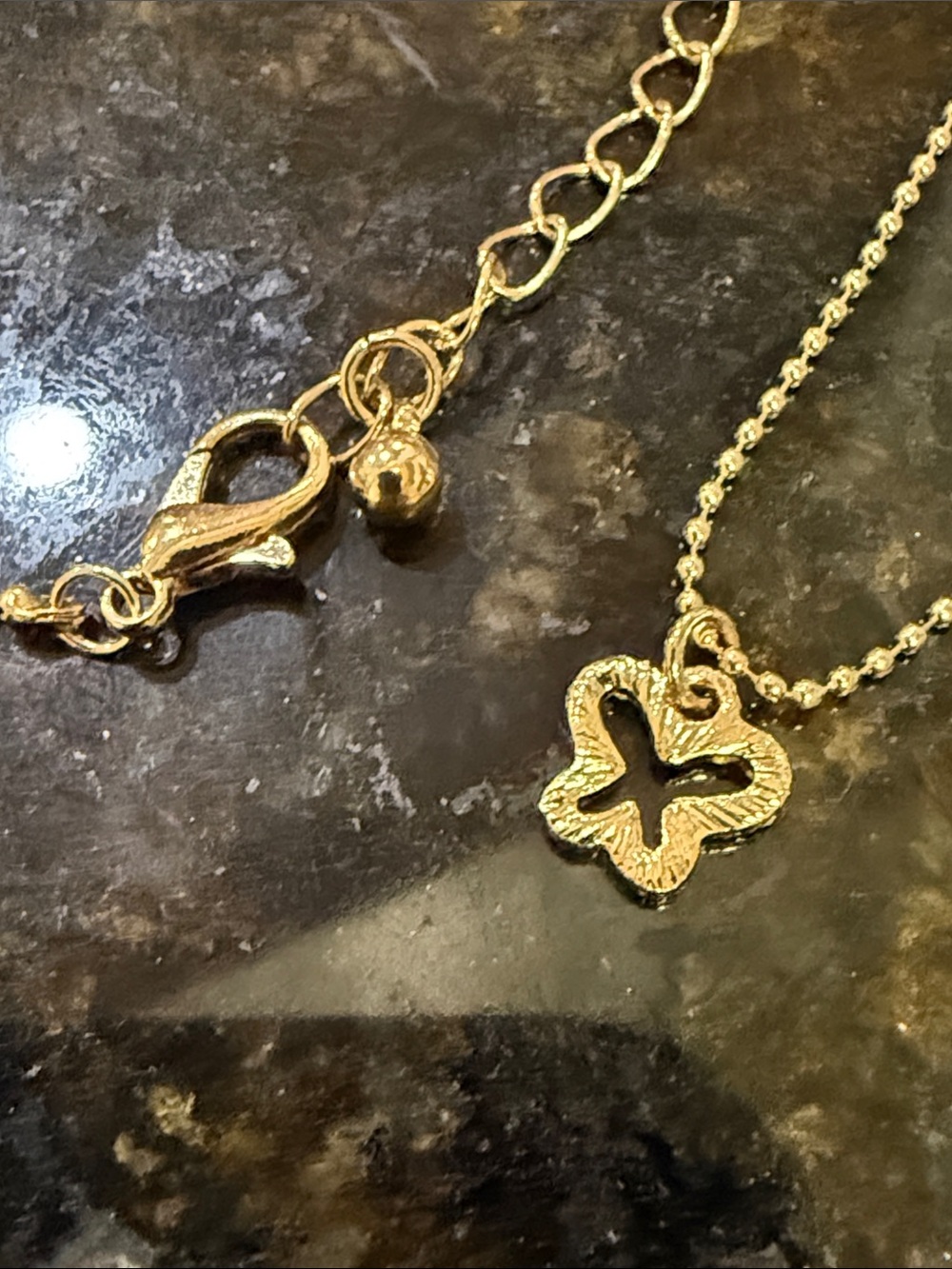 Gold-Plated Butterfly Pendant Necklace from Anthropologie!!🔥🔥🔥 - Picture 6 of 13